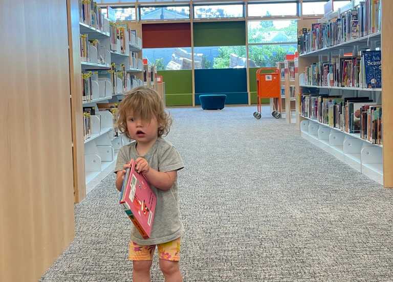 Harlow in the Library